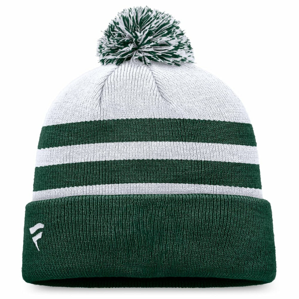 Athletics Fanatics Cuffed Knit Hat with Pom - Gray - Fanatics Discount