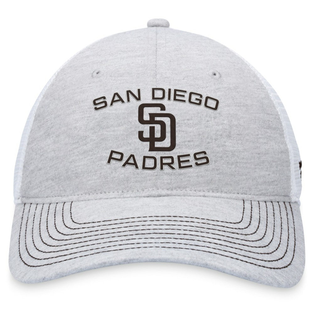 San Diego Padres Fanatics Trucker Adjustable Hat - Gray - Fanatics on Sale