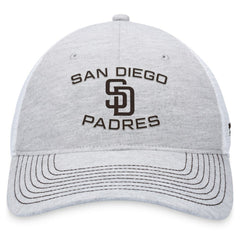 San Diego Padres Fanatics Trucker Adjustable Hat - Gray - Fanatics on Sale