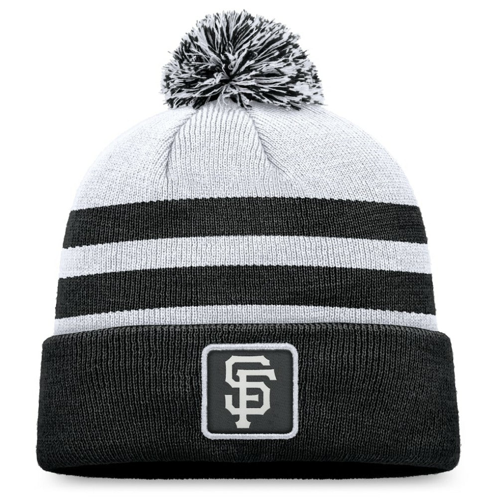 San Francisco Giants Fanatics Cuffed Knit Hat with Pom - Gray - Fanatics Lifestyle
