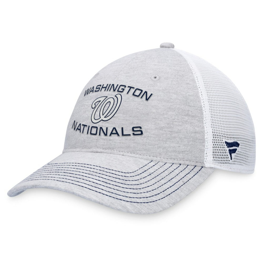 Washington Nationals Fanatics Trucker Adjustable Hat - Gray - Fanatics on Sale