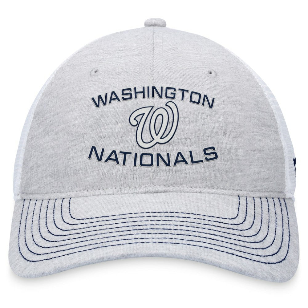 Washington Nationals Fanatics Trucker Adjustable Hat - Gray - Fanatics on Sale