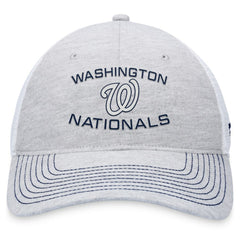 Washington Nationals Fanatics Trucker Adjustable Hat - Gray - Fanatics on Sale