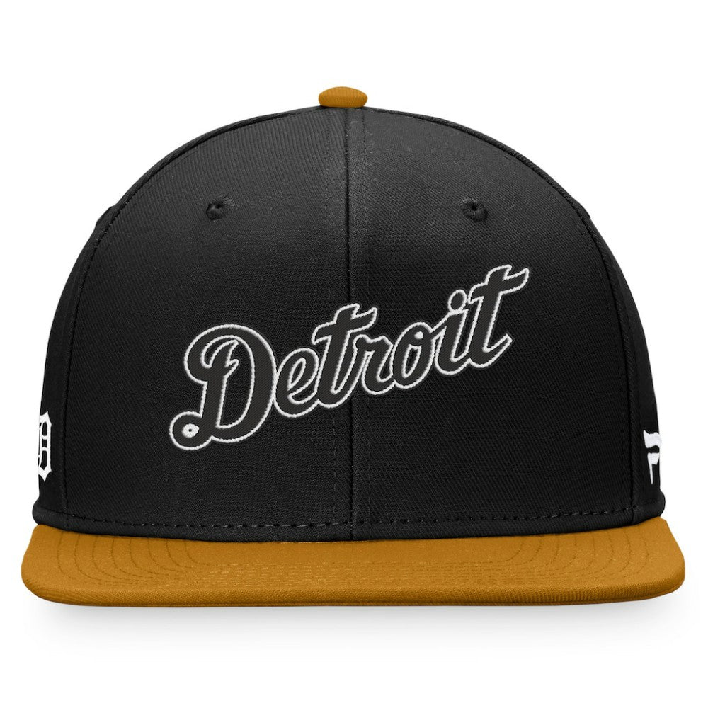 Detroit Tigers Fanatics Fitted Hat - Black/Khaki - Fanatics on Sale