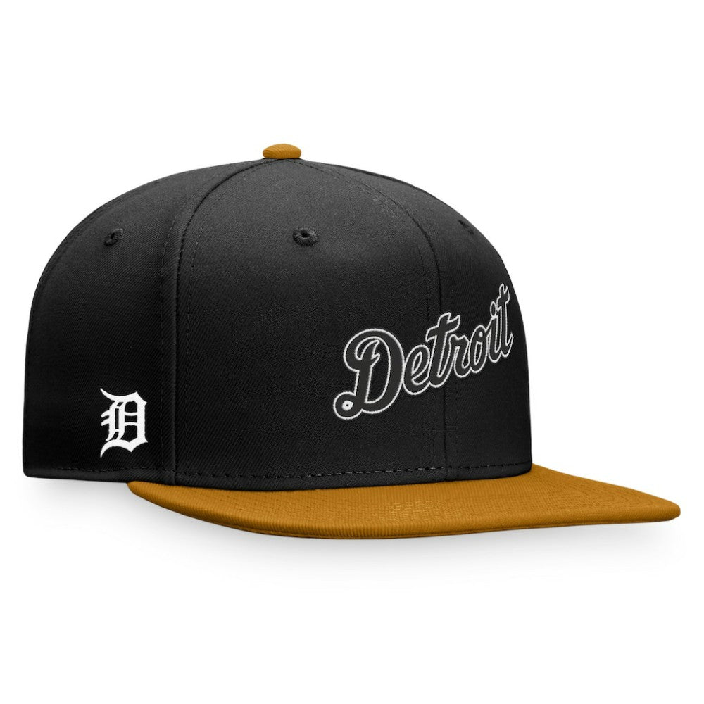 Detroit Tigers Fanatics Fitted Hat - Black/Khaki - Fanatics on Sale