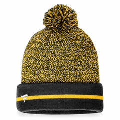 Pittsburgh Pirates Fanatics Space-Dye Cuffed Knit Hat with Pom - Black/Gold - Fanatics Sale