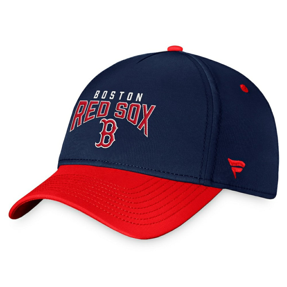 Boston Red Sox Fanatics Stacked Logo Flex Hat - Navy/Red - Fanatics Lifestyle