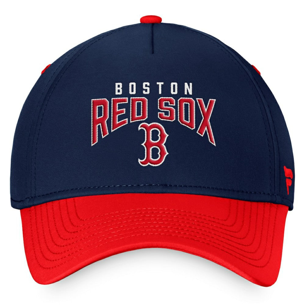 Boston Red Sox Fanatics Stacked Logo Flex Hat - Navy/Red - Fanatics Lifestyle