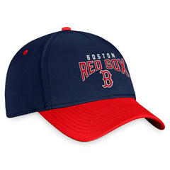 Boston Red Sox Fanatics Stacked Logo Flex Hat - Navy/Red - Fanatics Lifestyle