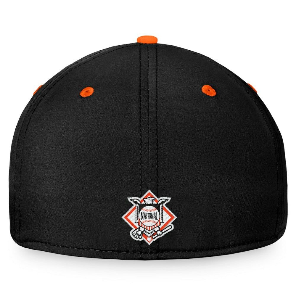 San Francisco Giants Fanatics Stacked Logo Flex Hat - Black/Orange - Fanatics Sale