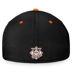San Francisco Giants Fanatics Stacked Logo Flex Hat - Black/Orange - Fanatics Sale