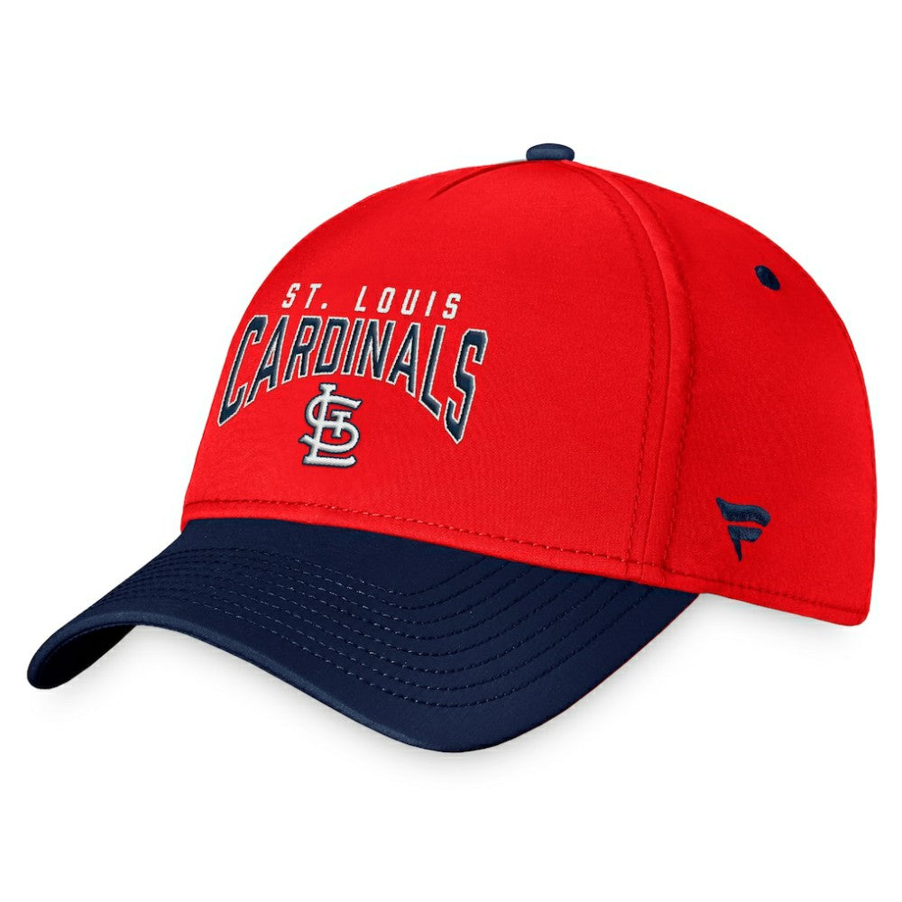 St. Louis Cardinals Fanatics Stacked Logo Flex Hat - Red/Navy - Fanatics Sale