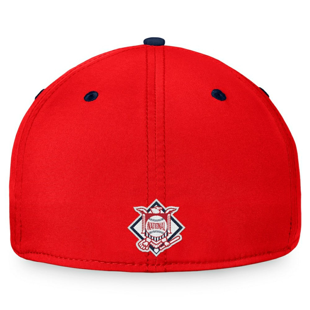 Washington Nationals Fanatics Stacked Logo Flex Hat - Red/Navy - Fanatics Online