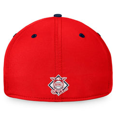 Washington Nationals Fanatics Stacked Logo Flex Hat - Red/Navy - Fanatics Online
