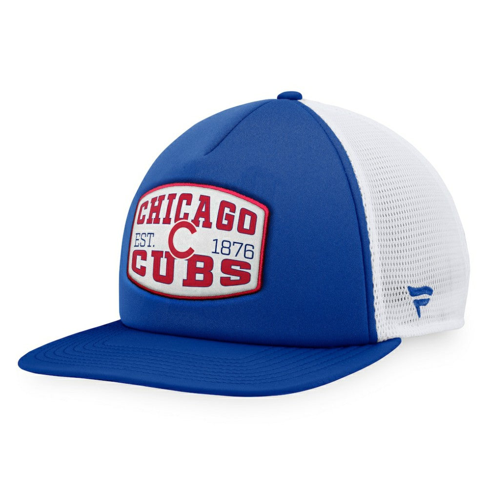 Chicago Cubs Fanatics Foam Front Patch Trucker Snapback Hat - Royal - Fanatics on Sale