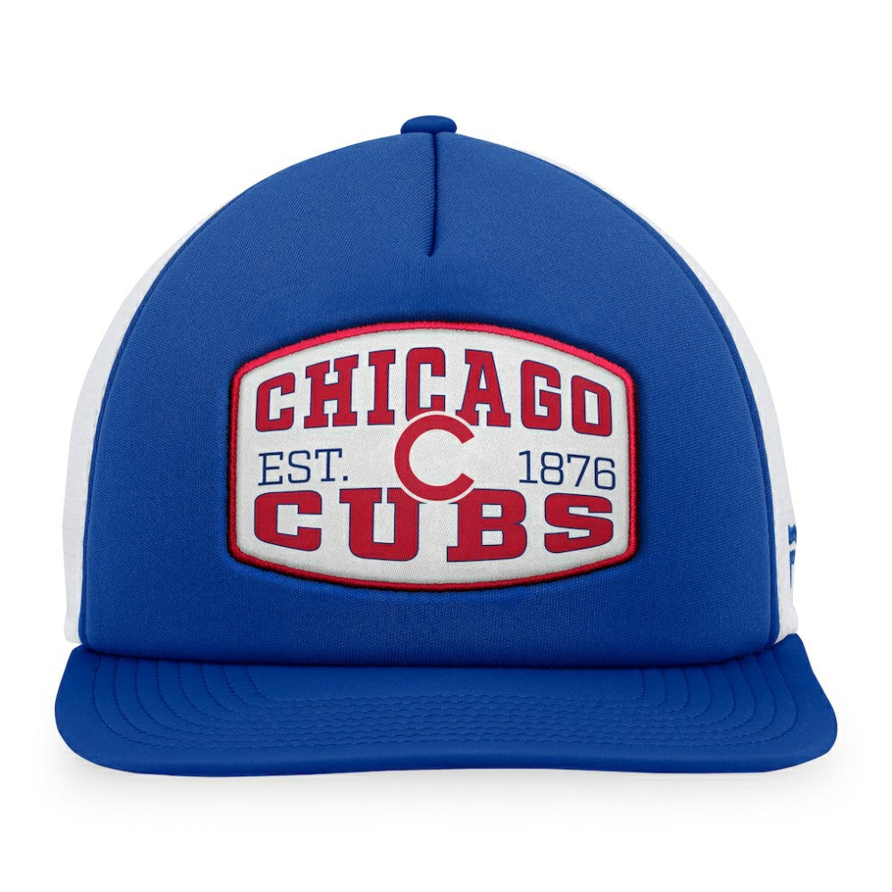 Chicago Cubs Fanatics Foam Front Patch Trucker Snapback Hat - Royal - Fanatics on Sale