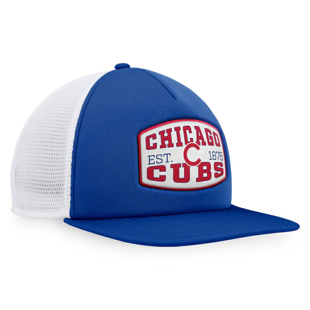 Chicago Cubs Fanatics Foam Front Patch Trucker Snapback Hat - Royal - Fanatics on Sale