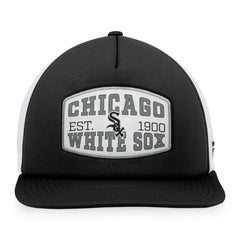Chicago White Sox Fanatics Foam Front Patch Trucker Snapback Hat - Black - Fanatics Online