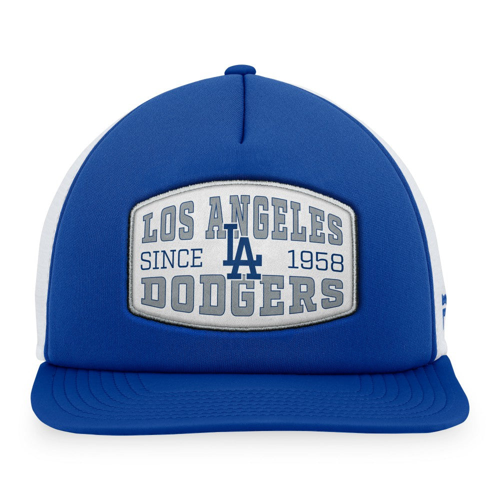 Los Angeles Dodgers Fanatics Foam Front Patch Trucker Snapback Hat - Royal - Fanatics Sale