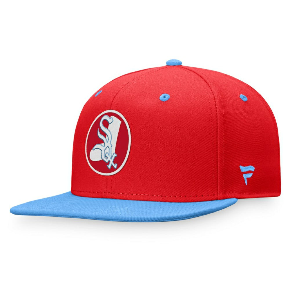 Chicago White Sox Fanatics Cooperstown Collection Two-Tone Fitted Hat - Red/Light Blue - Fanatics Sale