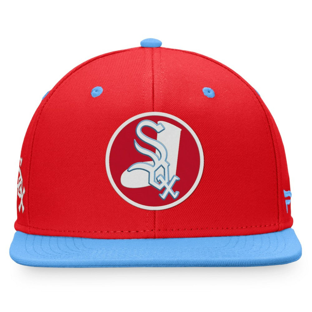 Chicago White Sox Fanatics Cooperstown Collection Two-Tone Fitted Hat - Red/Light Blue - Fanatics Sale