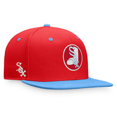 Chicago White Sox Fanatics Cooperstown Collection Two-Tone Fitted Hat - Red/Light Blue - Fanatics Sale