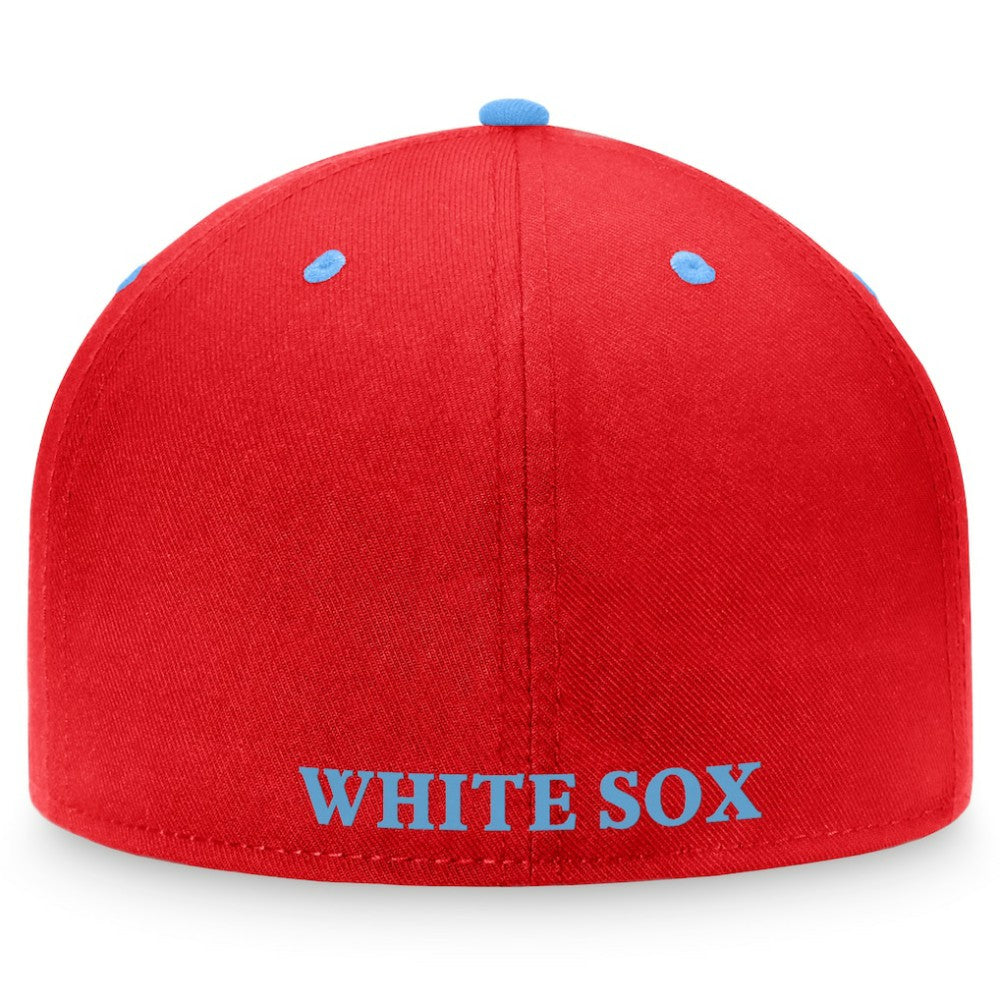 Chicago White Sox Fanatics Cooperstown Collection Two-Tone Fitted Hat - Red/Light Blue - Fanatics Sale