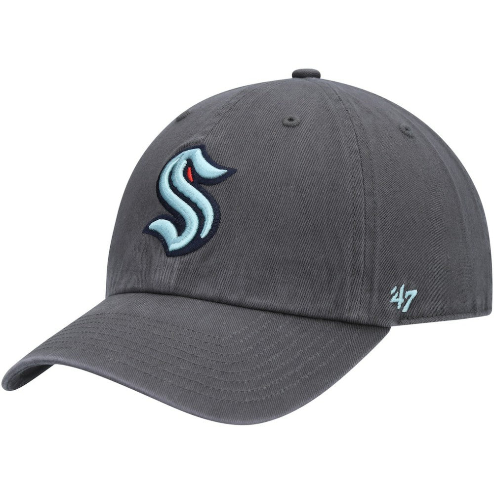 Seattle Kraken '47 Clean Up Adjustable Hat - Charcoal - NHL 200012153