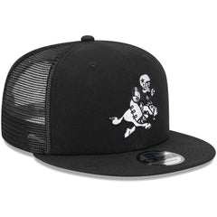 Dallas Cowboys New Era Retro Joe Main Trucker 9FIFTY Snapback Hat Black