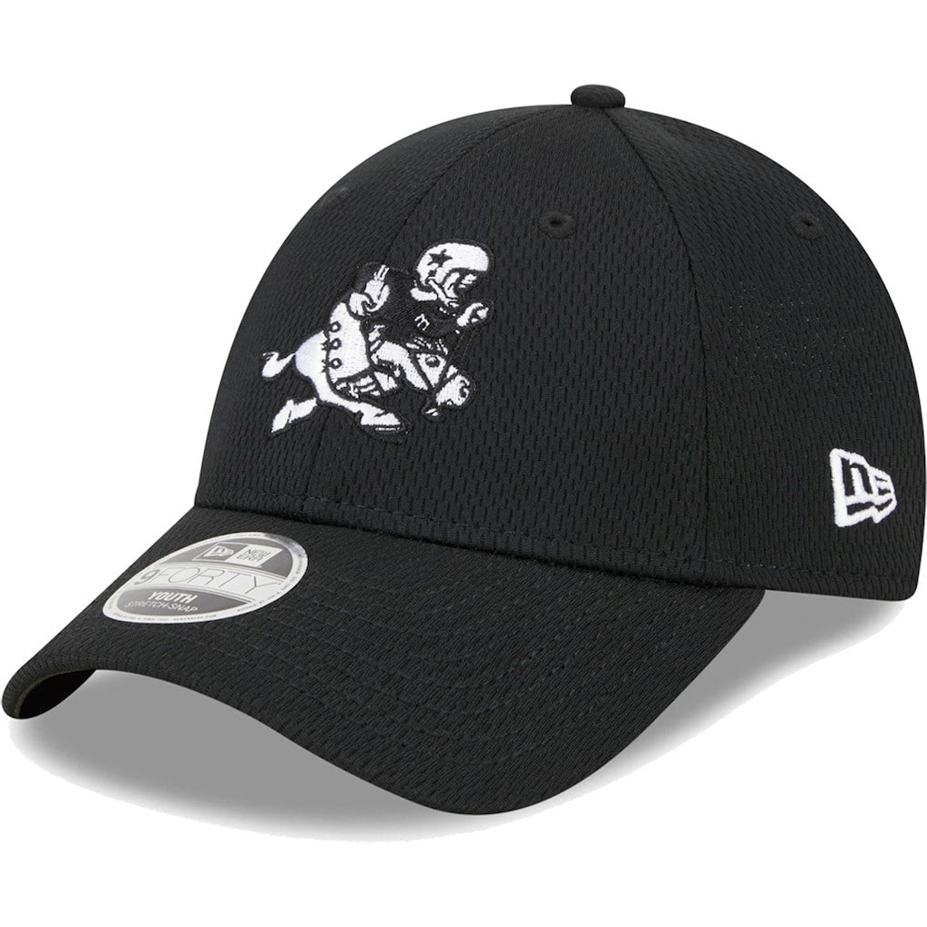 Dallas Cowboys New Era Youth Retro Joe Main B-Dub 9FORTY Adjustable Hat Black