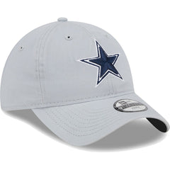 Dallas Cowboys New Era Youth Main Core Classic 2.0 9TWENTY Adjustable Hat Gray