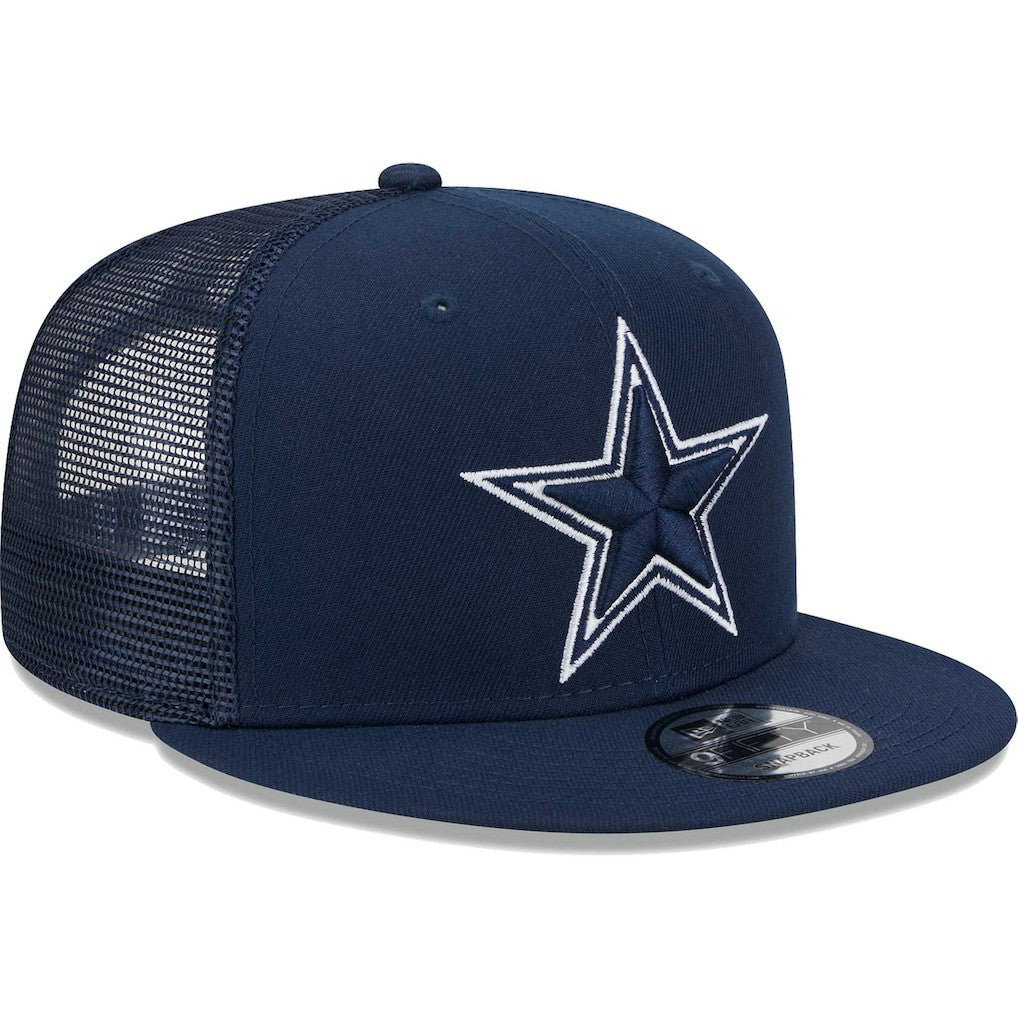 Dallas Cowboys New Era Main Trucker 9FIFTY Snapback Hat Navy