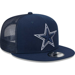 Dallas Cowboys New Era Main Trucker 9FIFTY Snapback Hat Navy