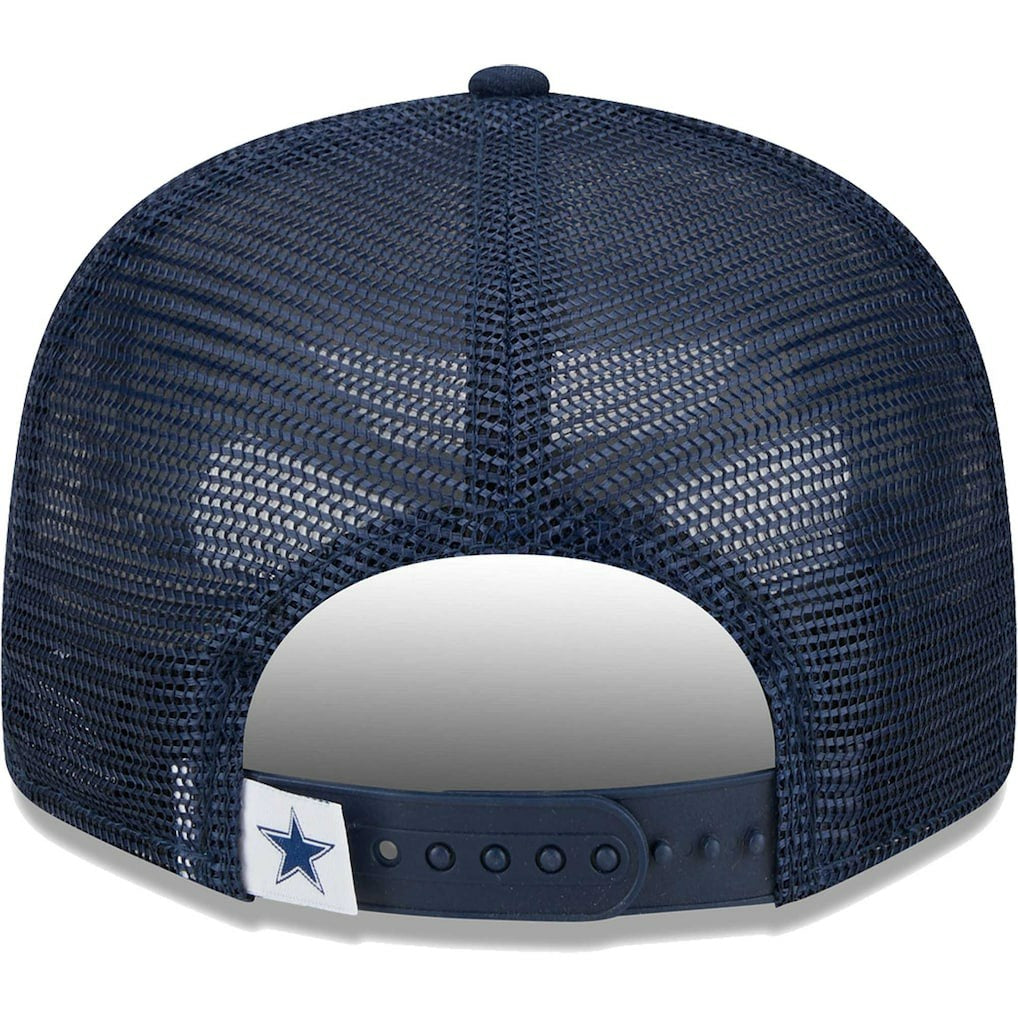 Dallas Cowboys New Era Main Trucker 9FIFTY Snapback Hat Navy