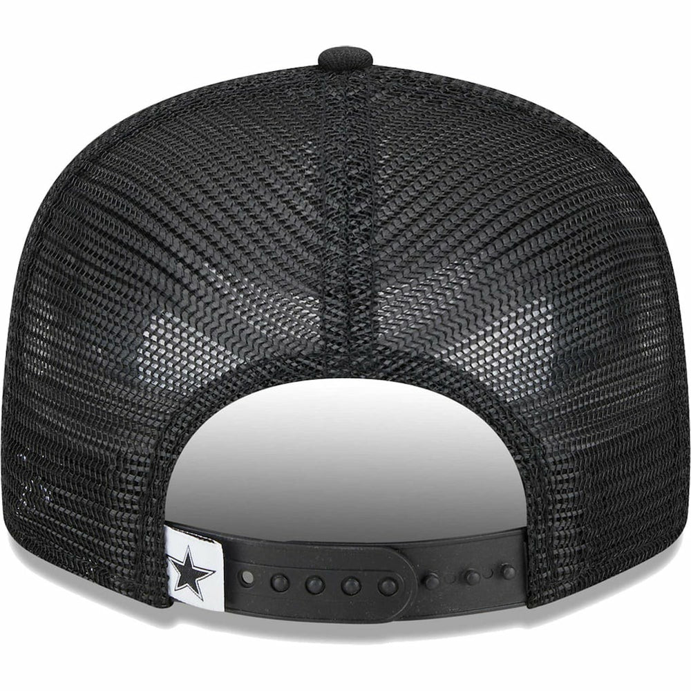 Dallas Cowboys New Era Main Trucker 9FIFTY Snapback Hat Black