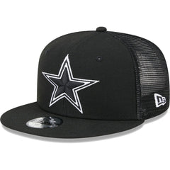 Dallas Cowboys New Era Youth Main B-Dub 9FIFTY Trucker Adjustable Hat Black