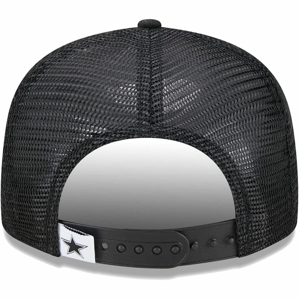Dallas Cowboys New Era Youth Main B-Dub 9FIFTY Trucker Adjustable Hat Black