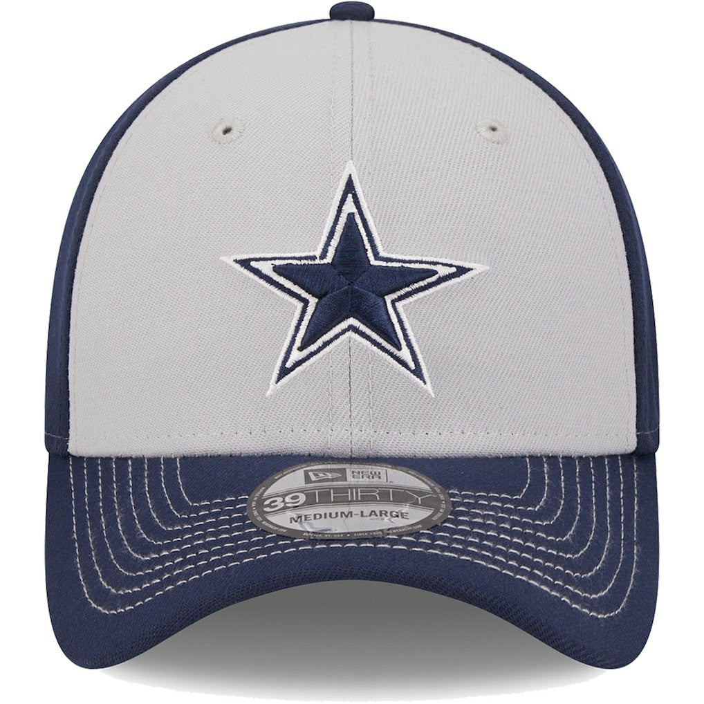 Dallas Cowboys New Era Main 39THIRTY Flex Hat Gray