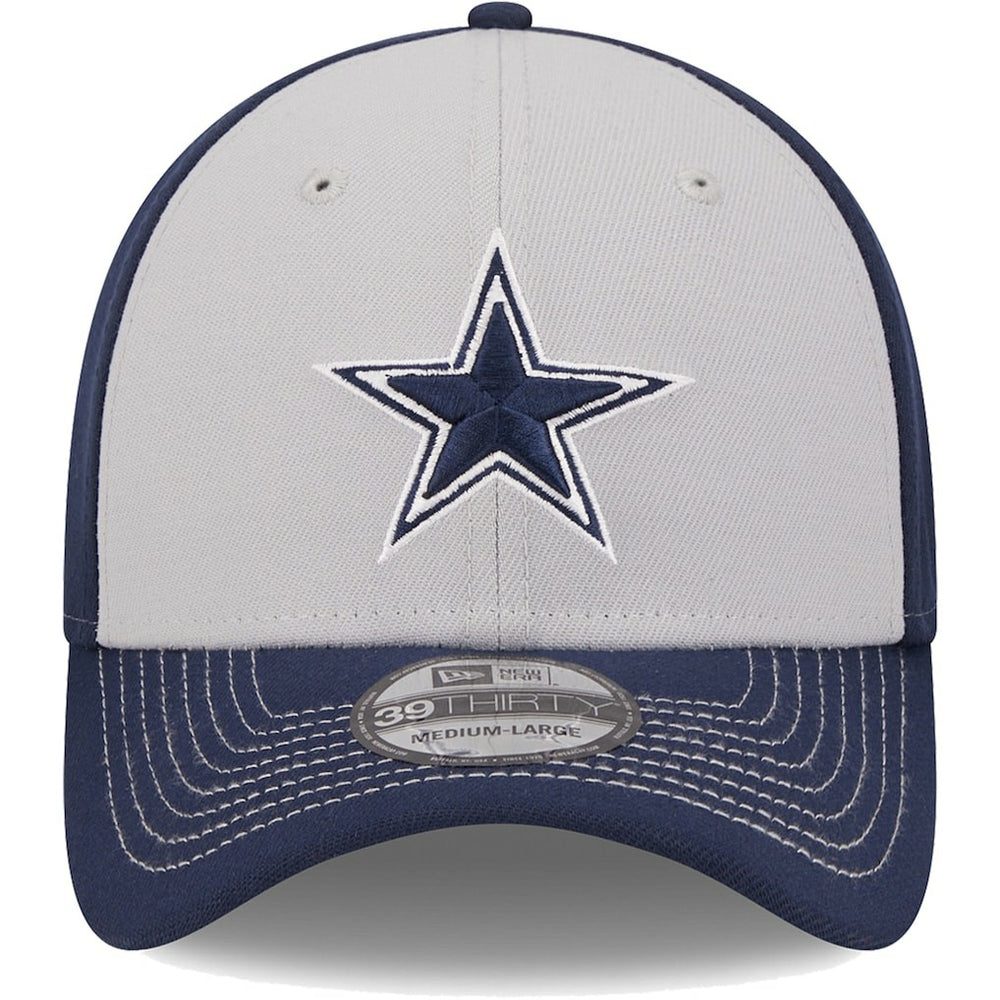 Dallas Cowboys New Era Main 39THIRTY Flex Hat Gray
