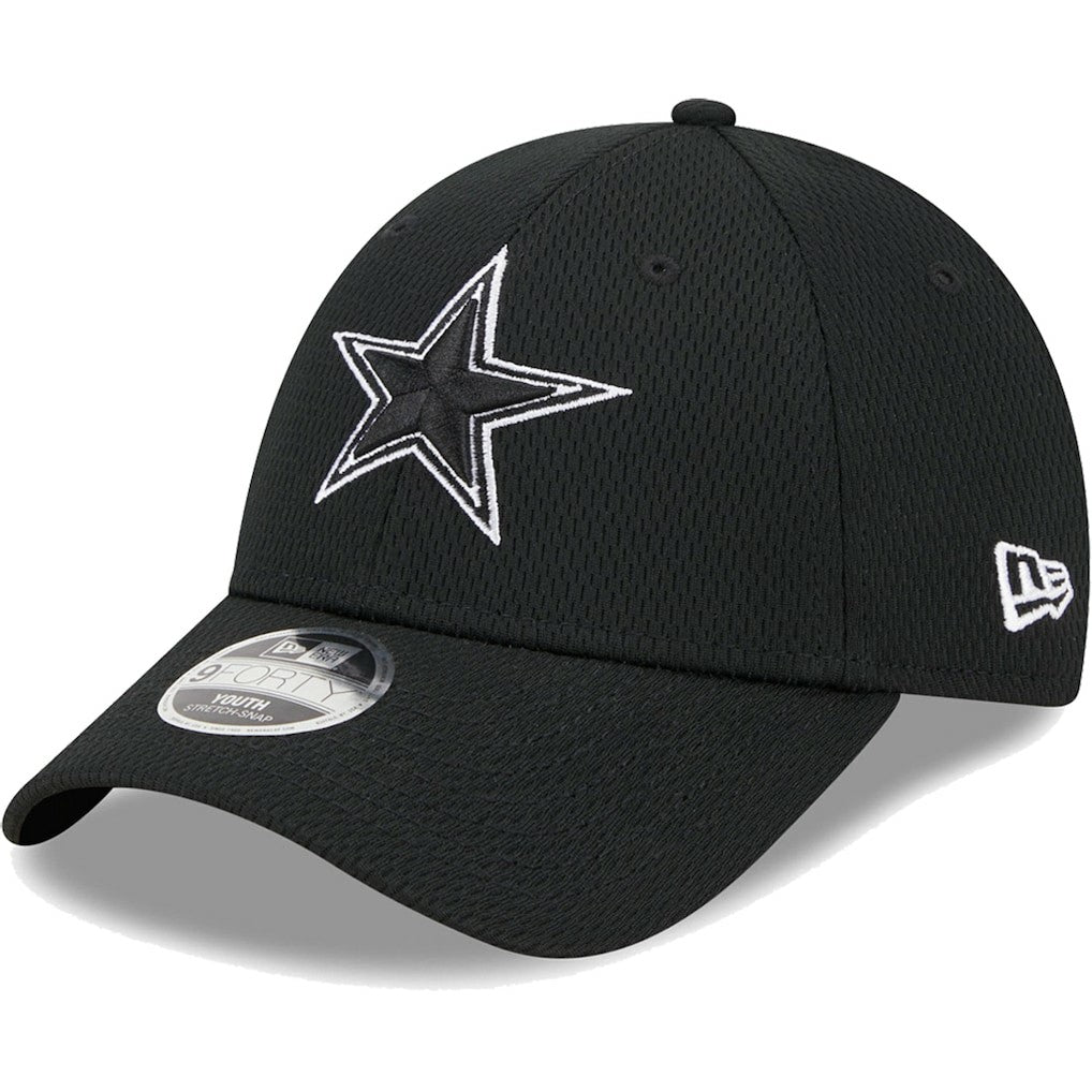Dallas Cowboys New Era Youth Main B-Dub 9FORTY Adjustable Hat Black