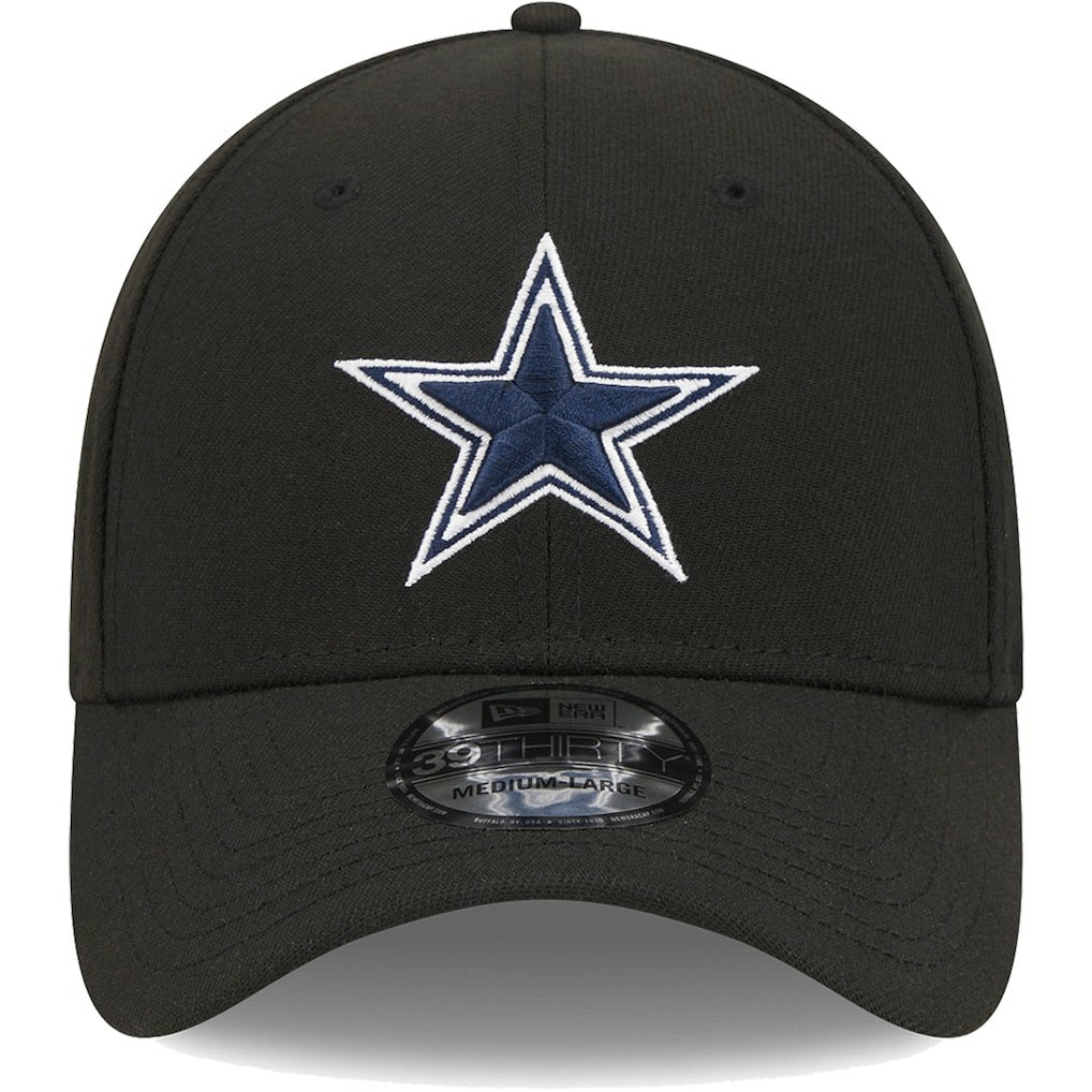 Dallas Cowboys New Era Main 39THIRTY Flex Hat Black