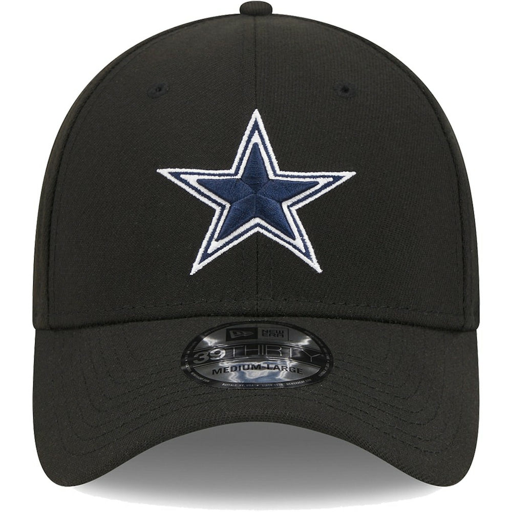 Dallas Cowboys New Era Main 39THIRTY Flex Hat Black