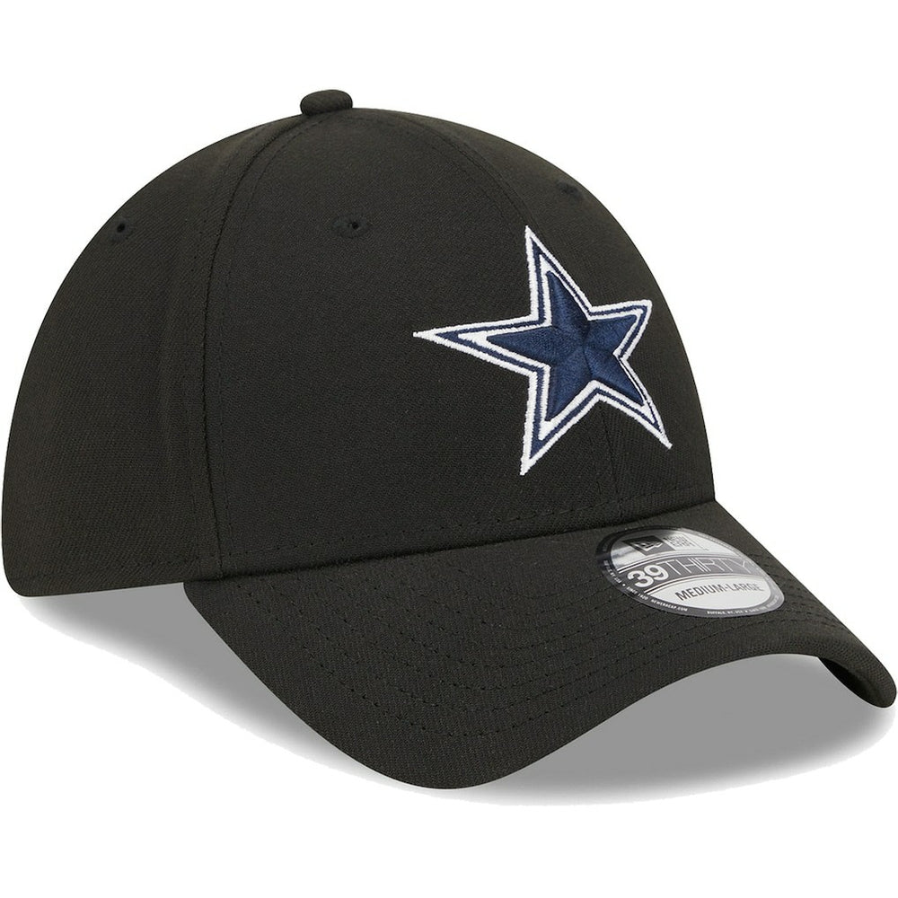 Dallas Cowboys New Era Main 39THIRTY Flex Hat Black