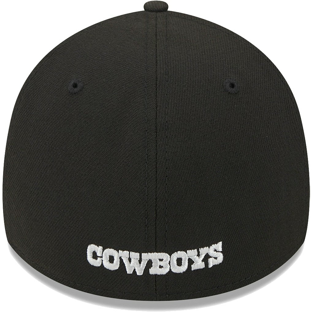 Dallas Cowboys New Era Main 39THIRTY Flex Hat Black