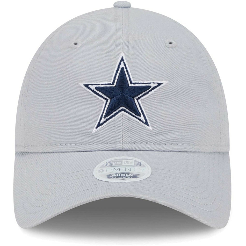 Dallas Cowboys New Era Women's Main Core Classic 2.0 9TWENTY Adjustable Hat Gray