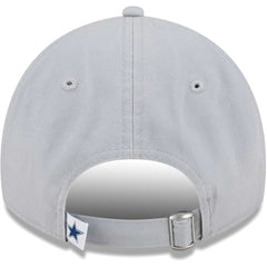Dallas Cowboys New Era Women's Main Core Classic 2.0 9TWENTY Adjustable Hat Gray