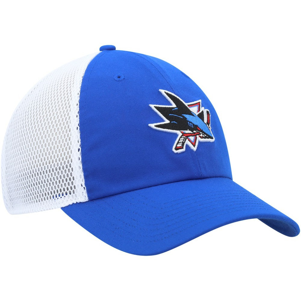 San Jose Sharks adidas Color Pop Trucker Adjustable Hat - Blue - NHL 200012369