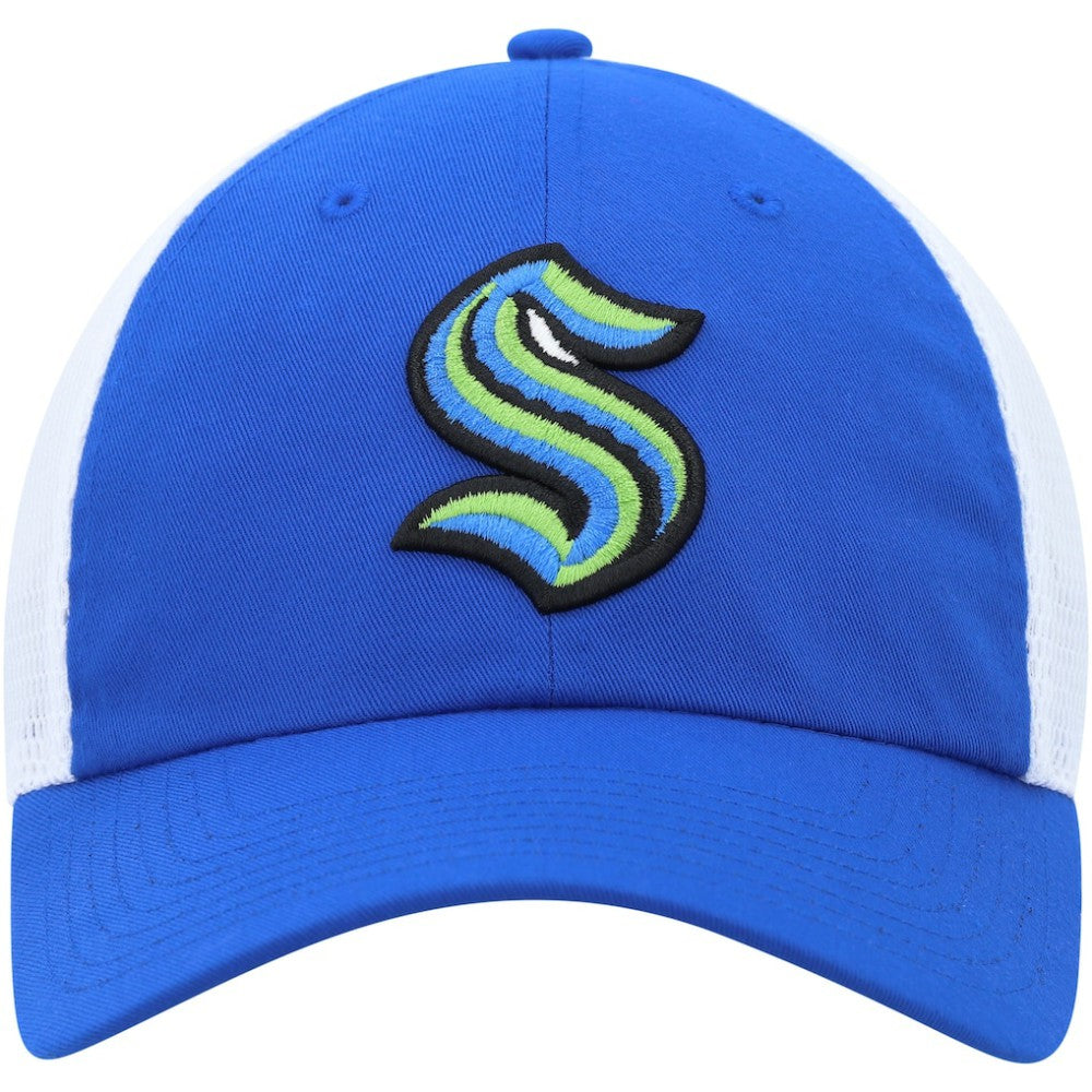 Seattle Kraken adidas Color Pop Trucker Adjustable Hat - Blue - NHL 200012370