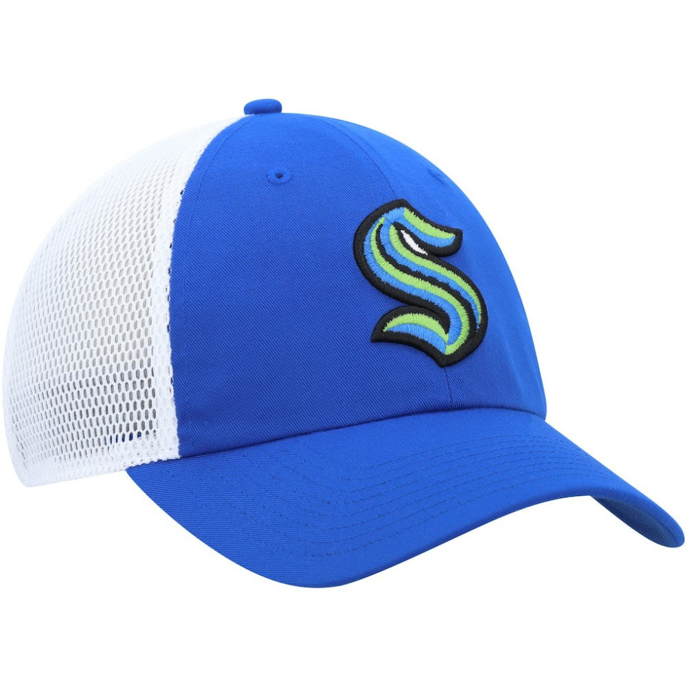 Seattle Kraken adidas Color Pop Trucker Adjustable Hat - Blue - NHL 200012370