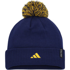 St. Louis Blues adidas COLD.RDY Cuffed Knit Hat with Pom - Blue - NHL 200012386